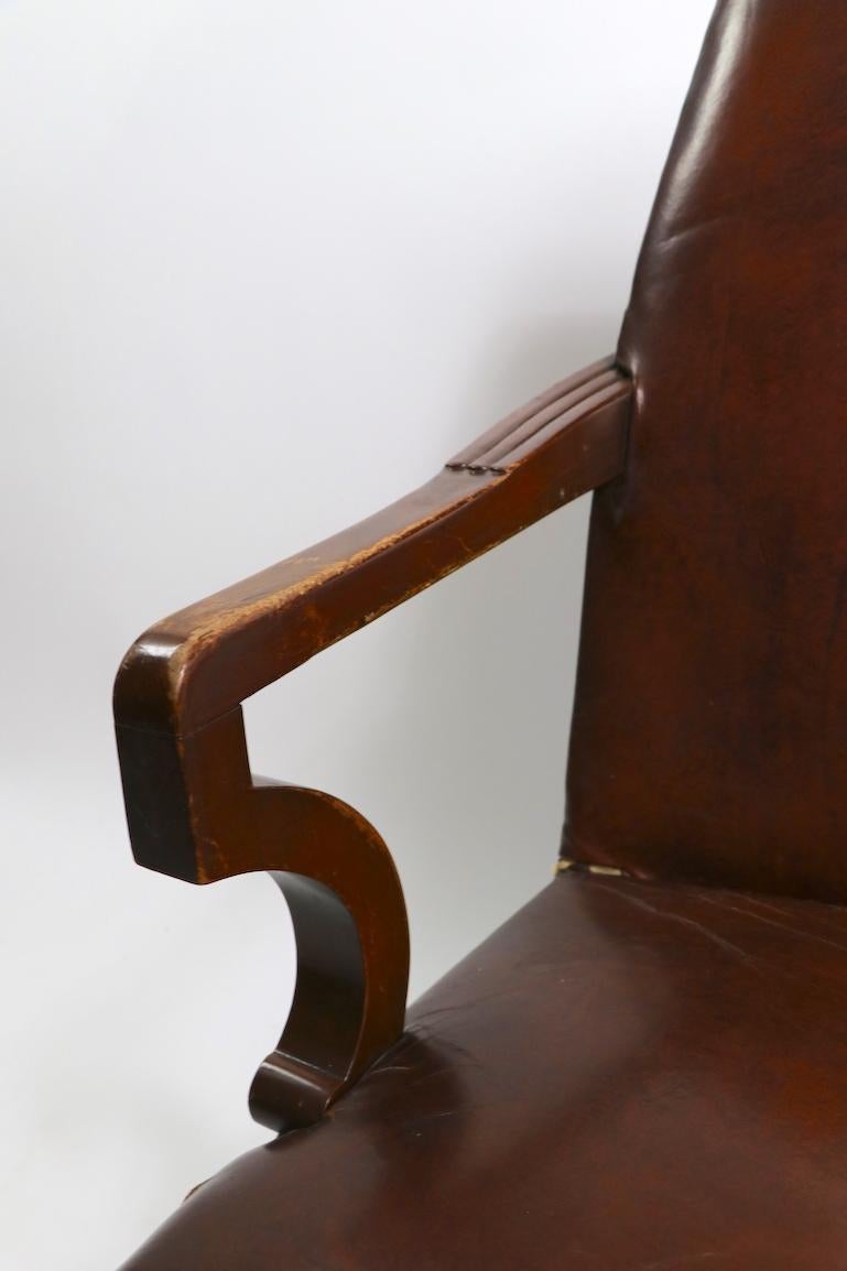 High Back Art Deco Chair 4