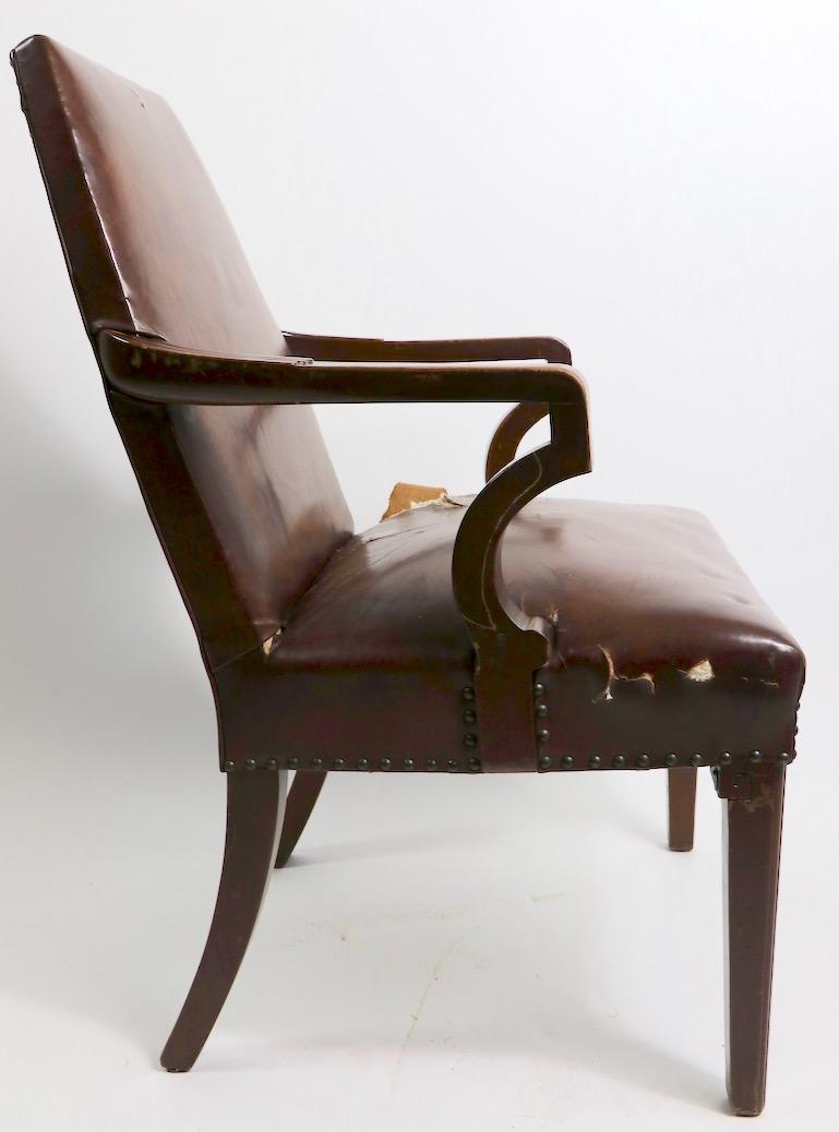 High Back Art Deco Chair 5