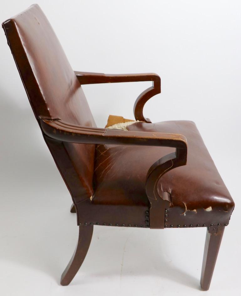 High Back Art Deco Chair 7