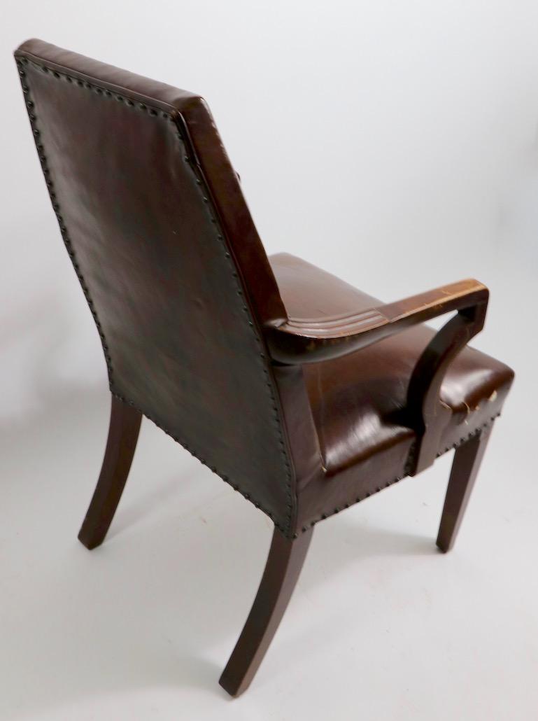 High Back Art Deco Chair 10