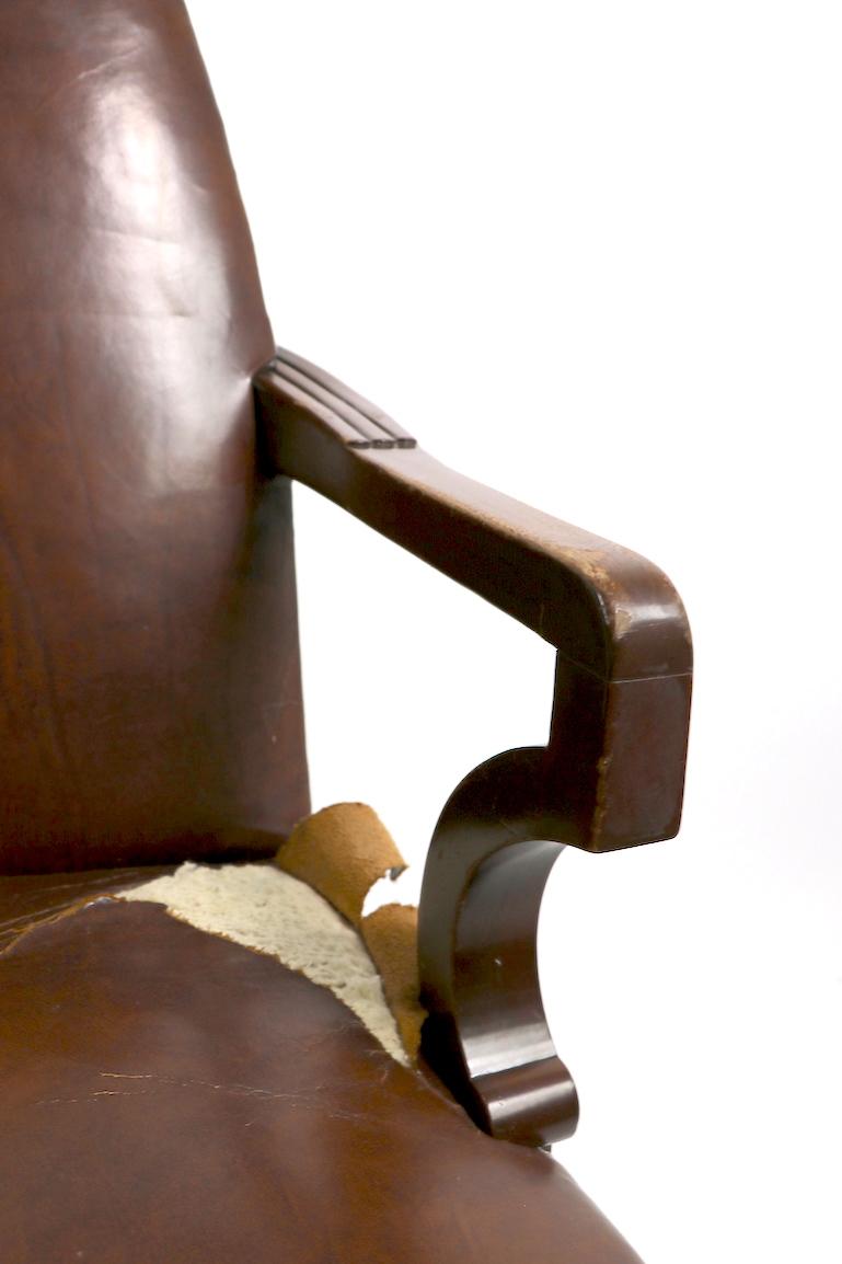 American High Back Art Deco Chair