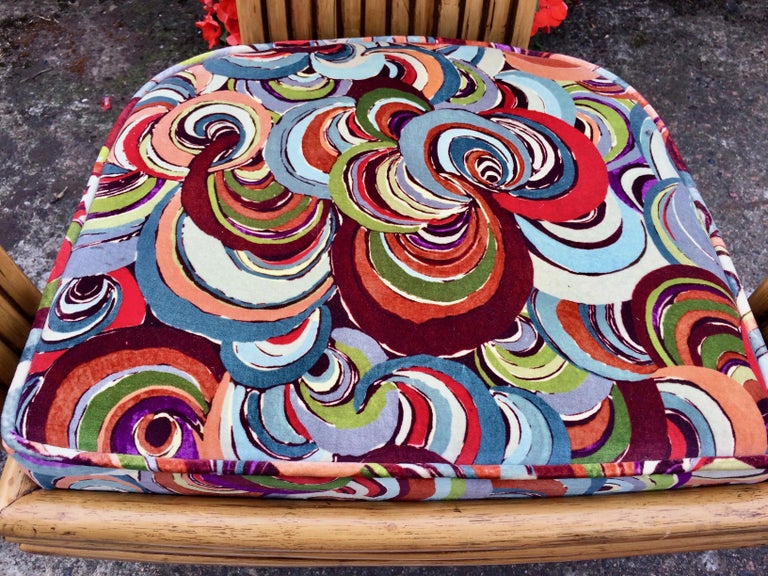 Missoni Dining Chairs High Back Bamboo Set of Eight Stunning at 1stDibs