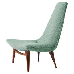 Retro High Back Chair by Karpen