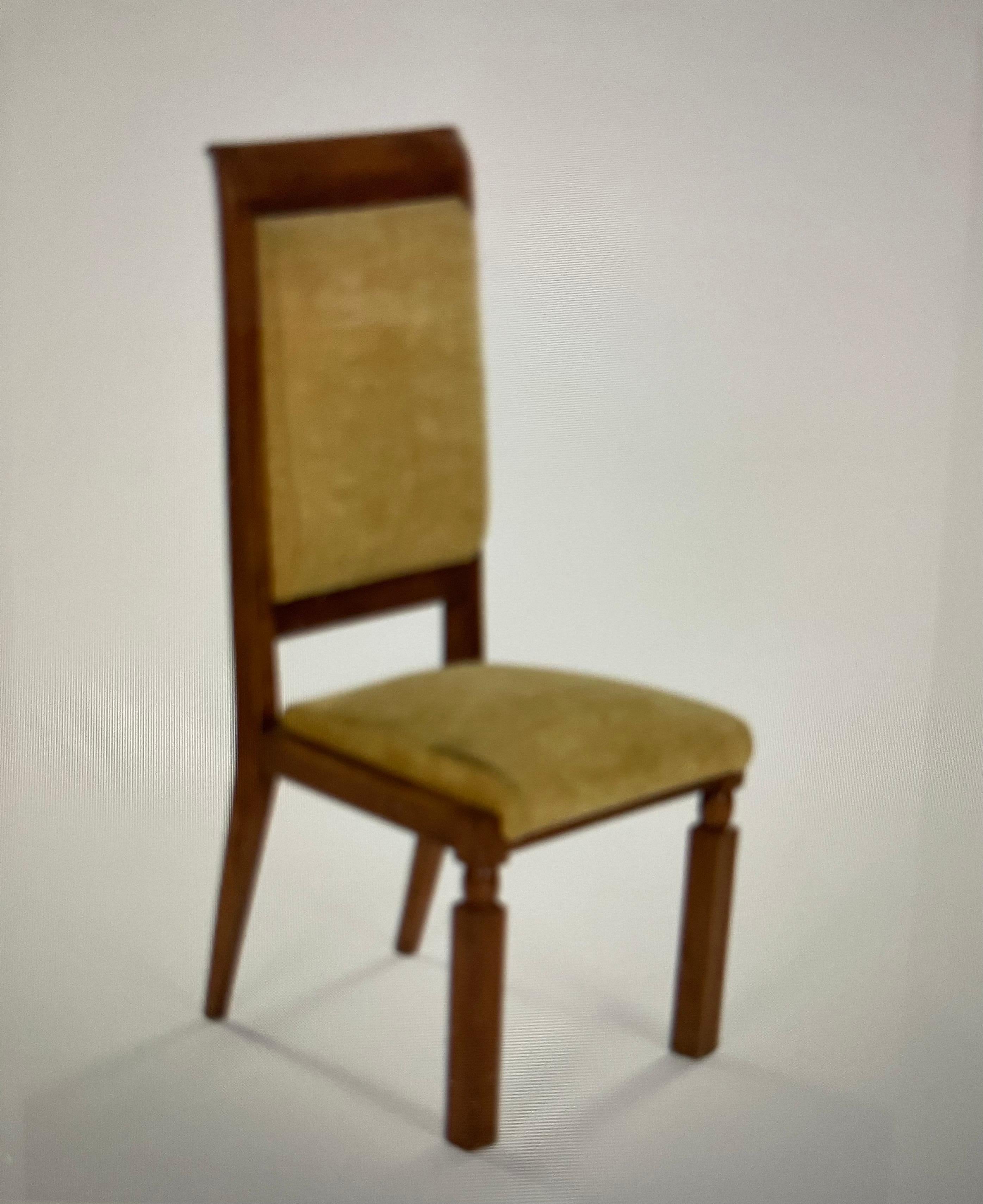 French High Back Chair