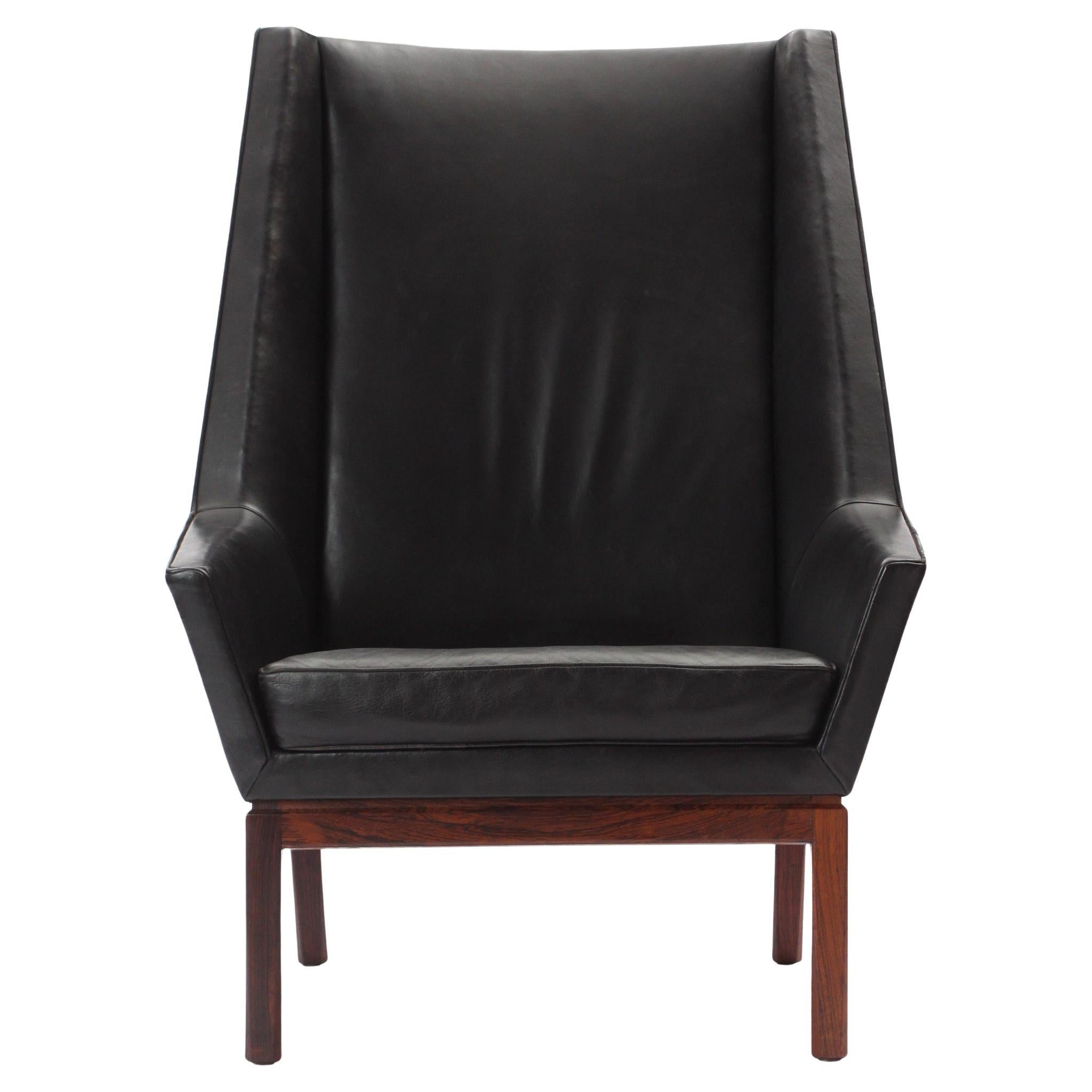 Sedia con schienale alto di Erik Kolling Andersen per Peder Pedersen, 1953