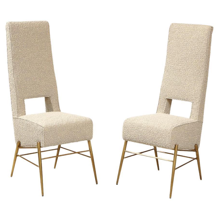High Back Custom Dining Chairs For Sale