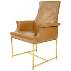 Chaise de salle à manger à haut dossier de Jules Wabbes