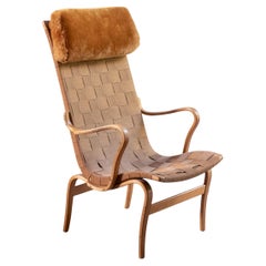 High back "Eva" Lounge Chair by Bruno Mathsson, Sweden 1941