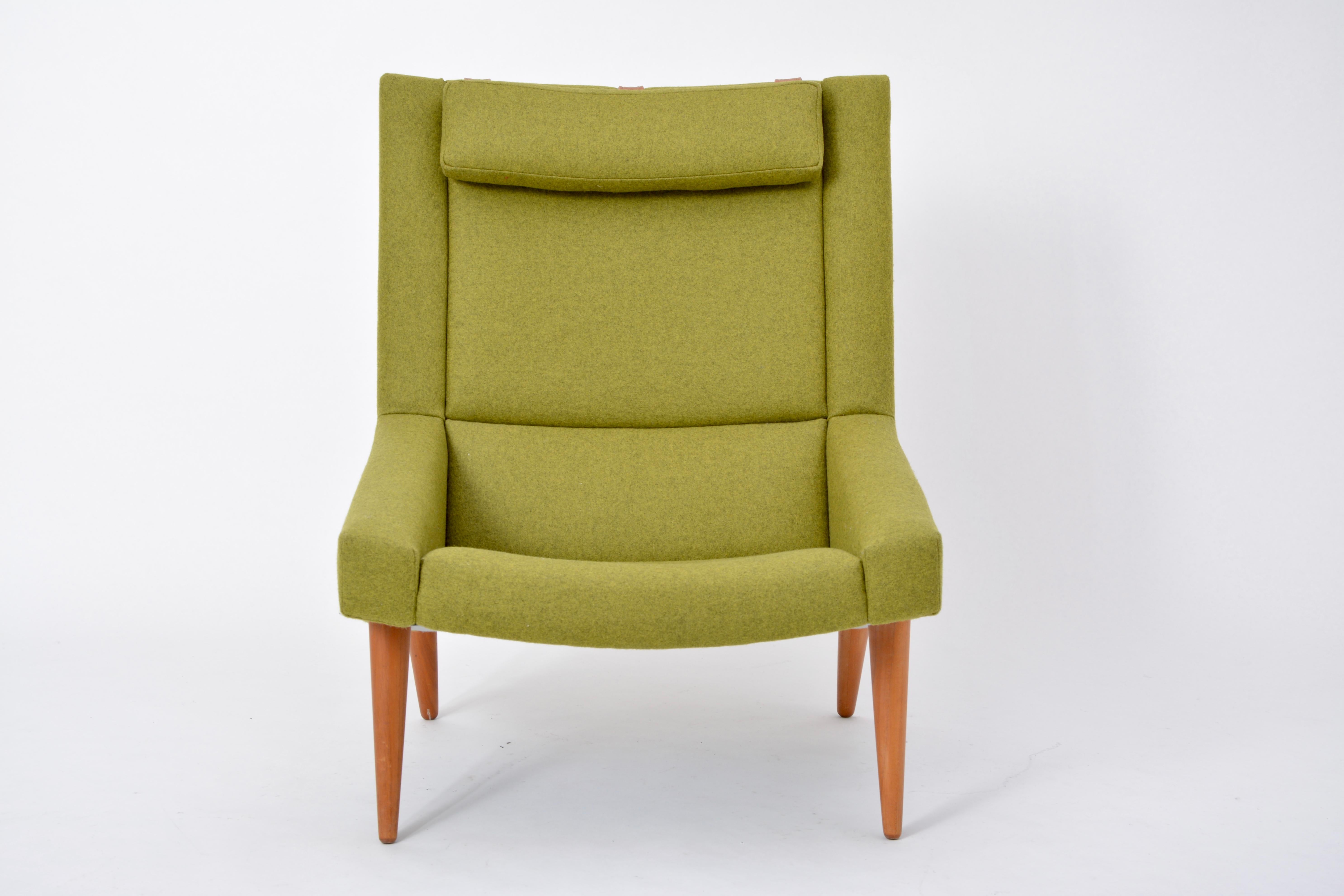 Sessel mit hoher Rückenlehne von Illum Wikkelsø für Soren Willadsen, 1960er Jahre (Moderne der Mitte des Jahrhunderts)