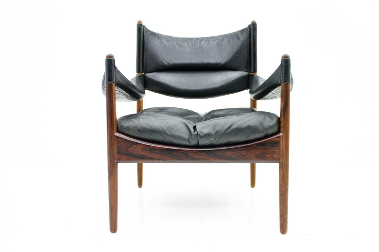 High Back Lounge Chairs by Kristian Solmer Vedel Made by Søren Willadsen, 1963 For Sale 2