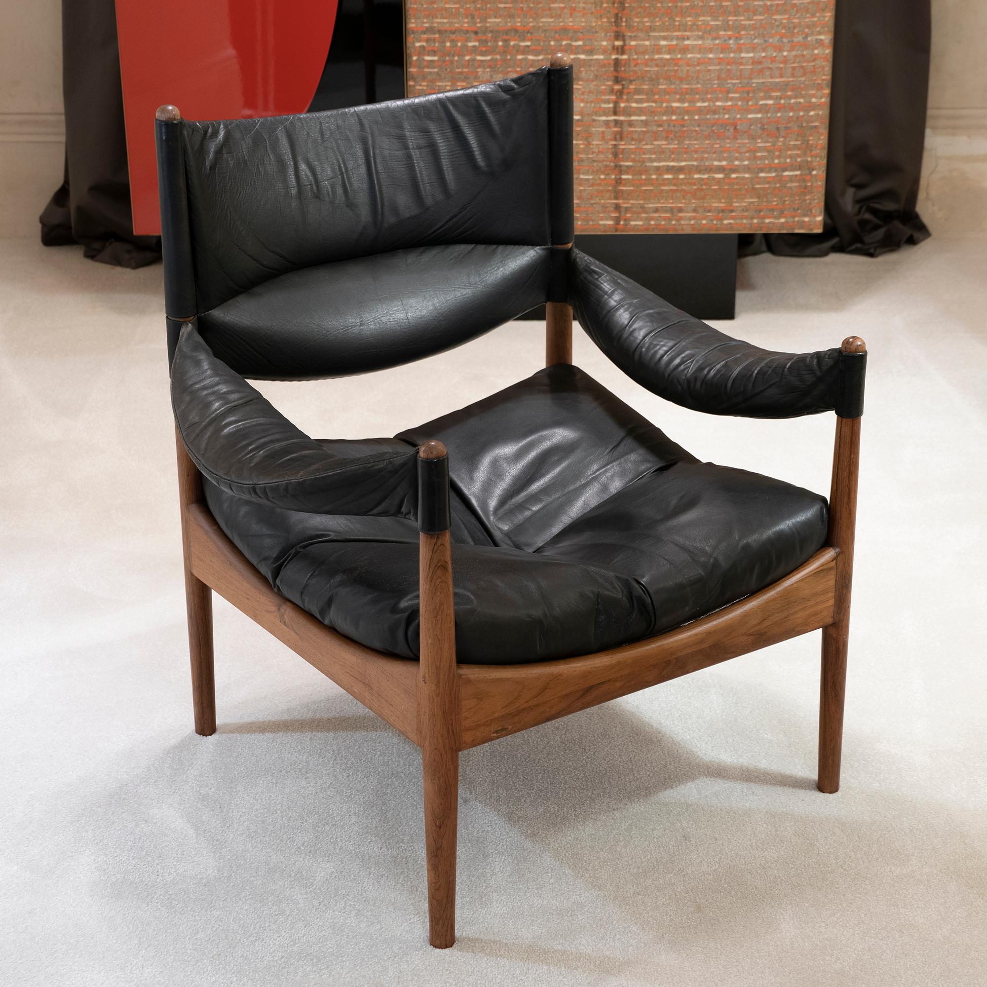 High Back Lounge Chairs by Kristian Vedel Made by Søren Willadsen, 1963 1