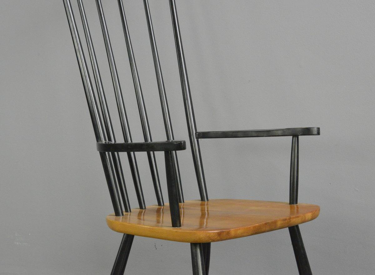 Mid-20th Century High Back Midcentury Chair by Ilmari Tapiovaara, circa 1960s