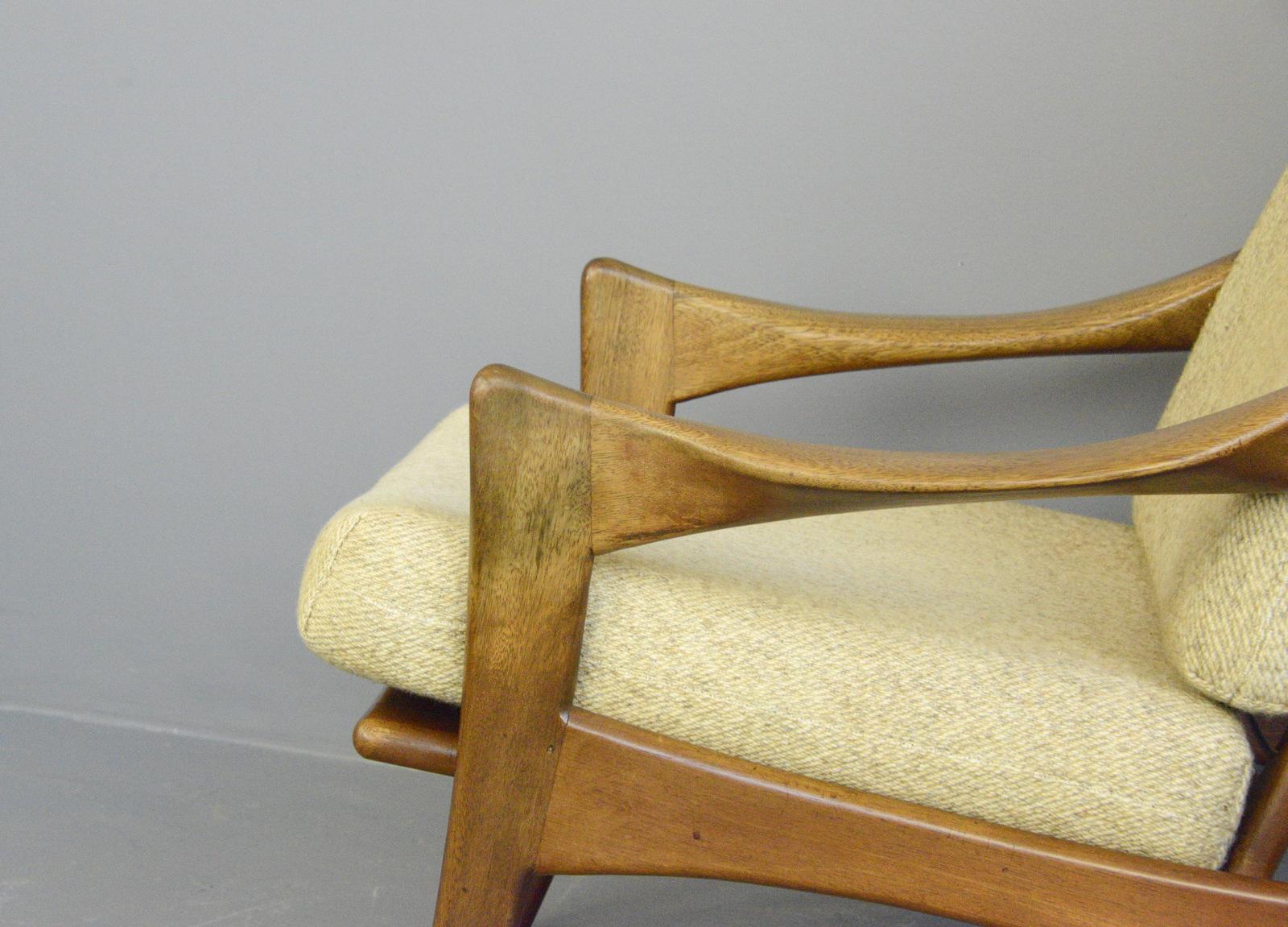 Dutch High Back Midcentury Lounge Chair by Gelderland, circa 1950s