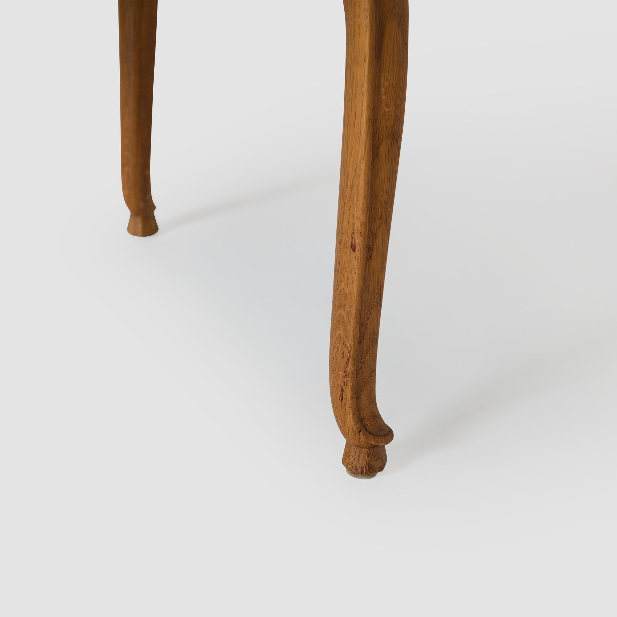 Sillón alto de roble de Frits Henningsen en venta 5