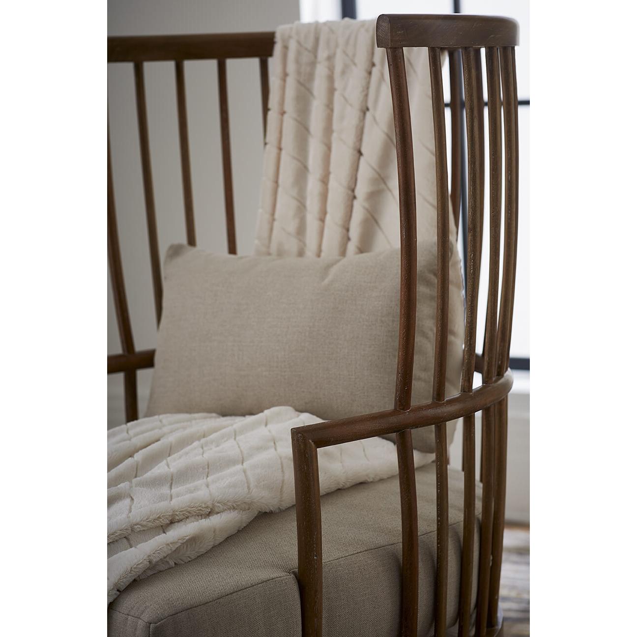 XXIe siècle et contemporain Fauteuil à fuseau à haut dossier - Custom en vente