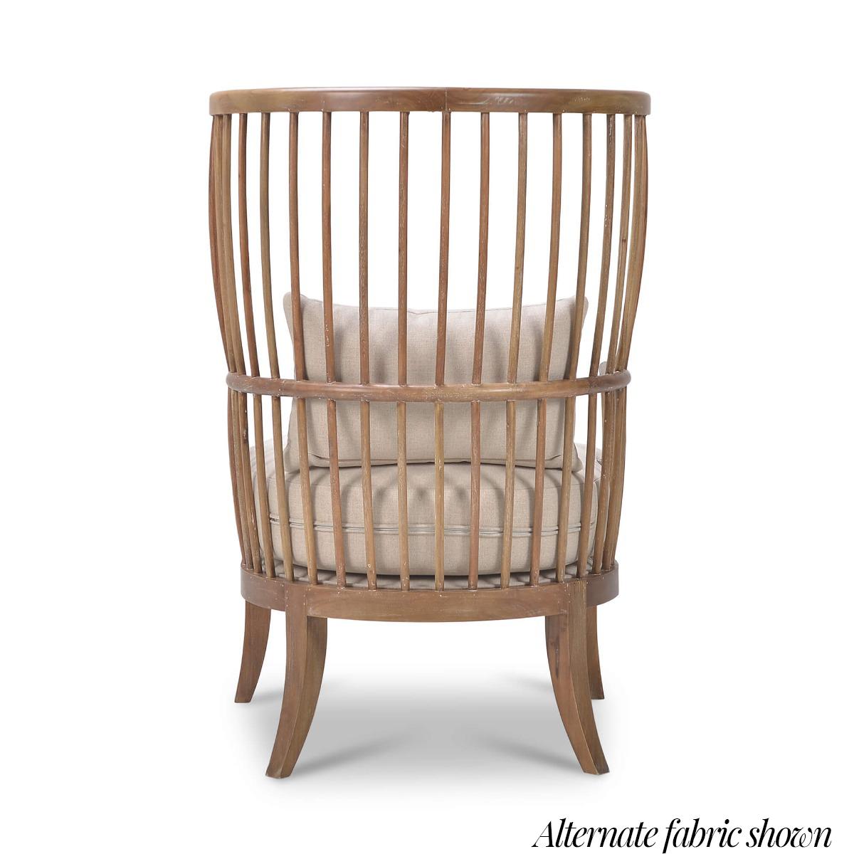 Sillón con respaldo alto de husillo Indonesio en venta