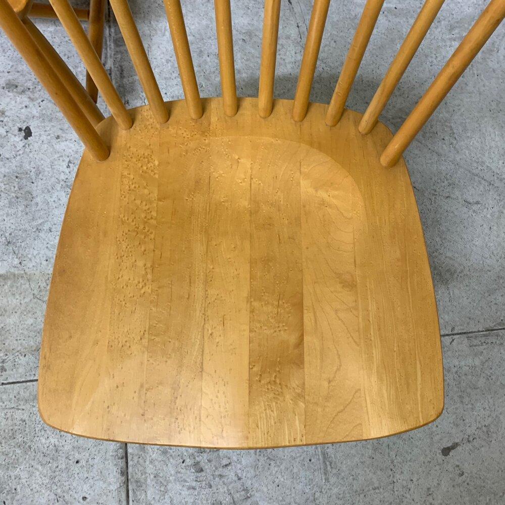 American High Back Spindle Back Chairs, Set of Six