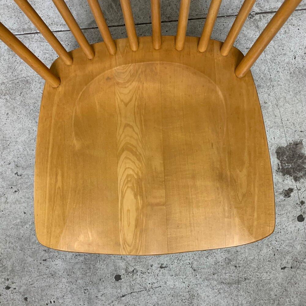 High Back Spindle Back Chairs, Set of Six In Good Condition In Los Angeles, CA
