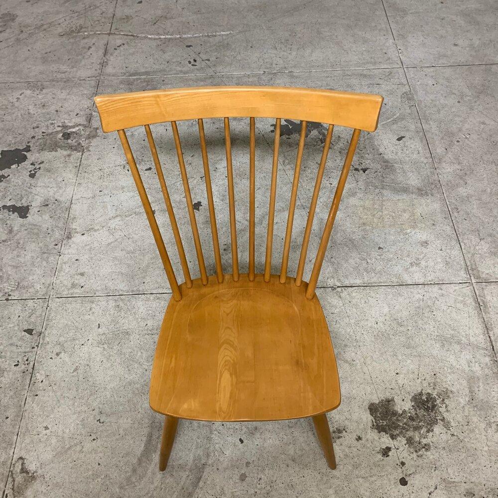 Maple High Back Spindle Back Chairs, Set of Six