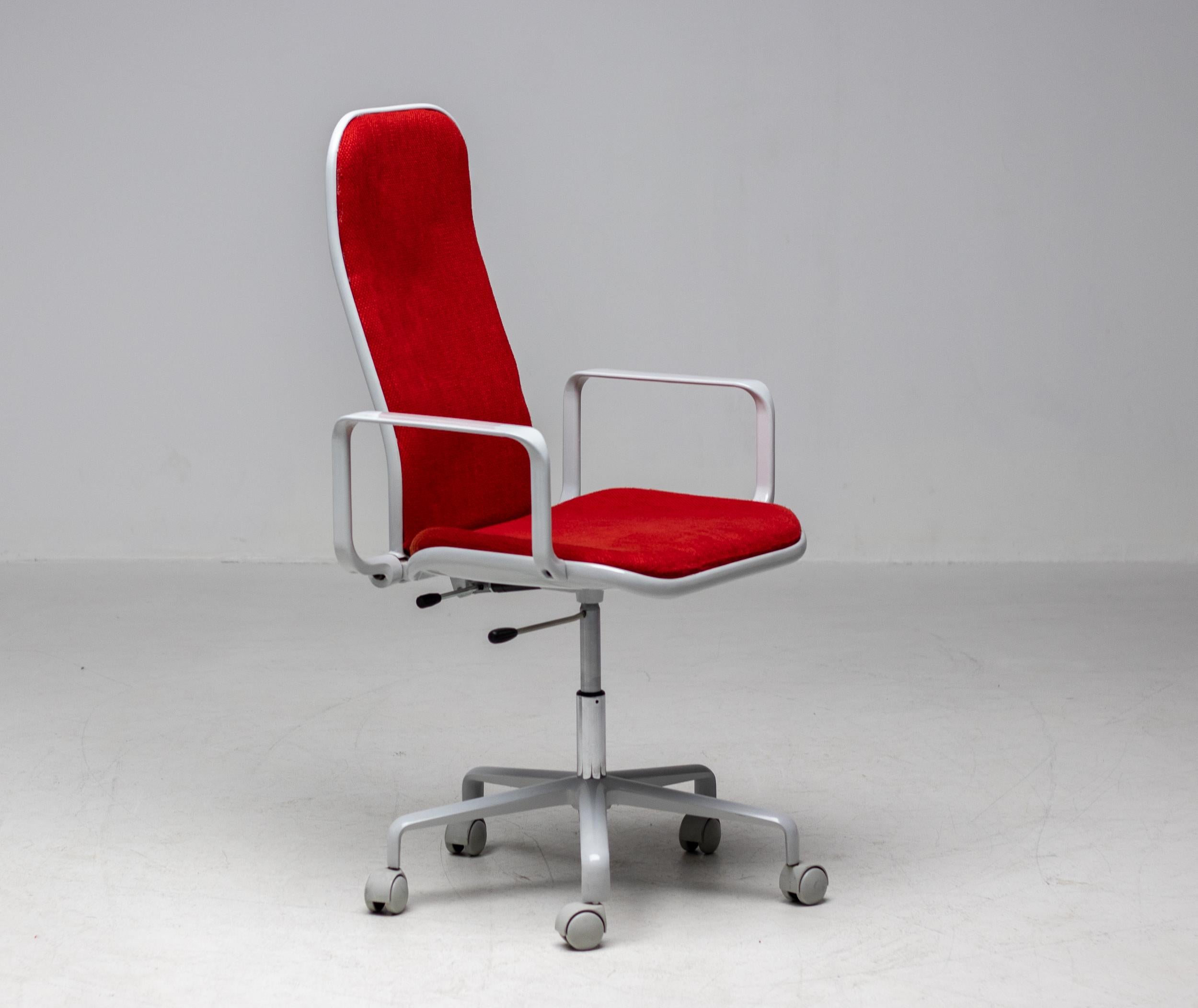 Mid-Century Modern High Back Supporto Chair by Frederick Scott