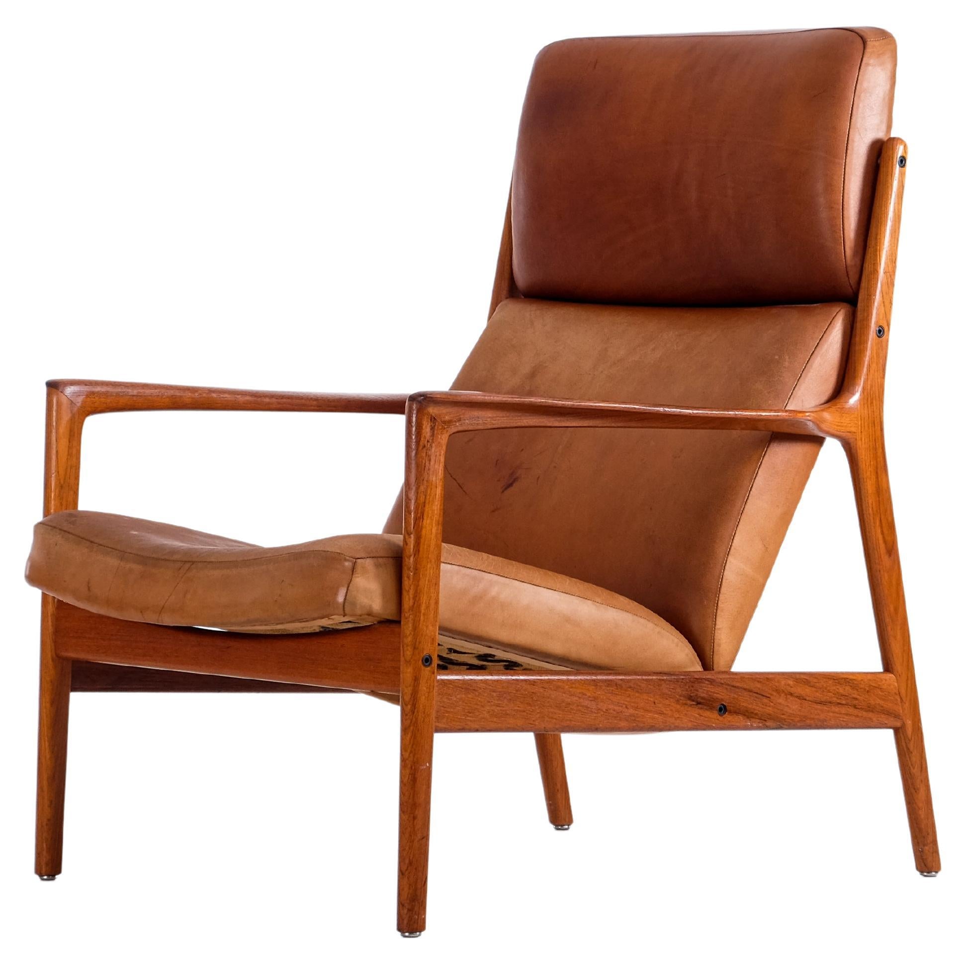 High-back 'USA-75' armchair by Folke Ohlsson for DUX, 1960s For Sale