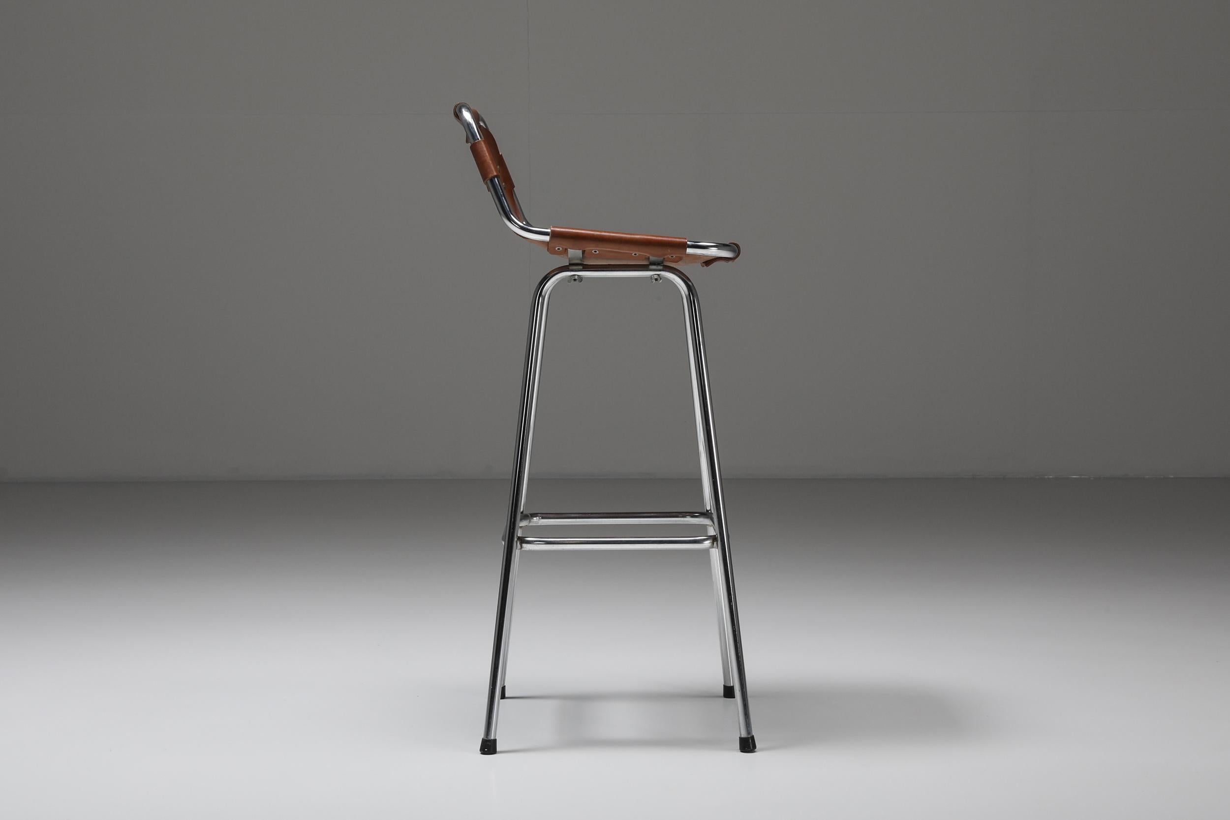 Post-Modern High Bar Stool by Charlotte Perriand for the Les Arcs Ski Resort