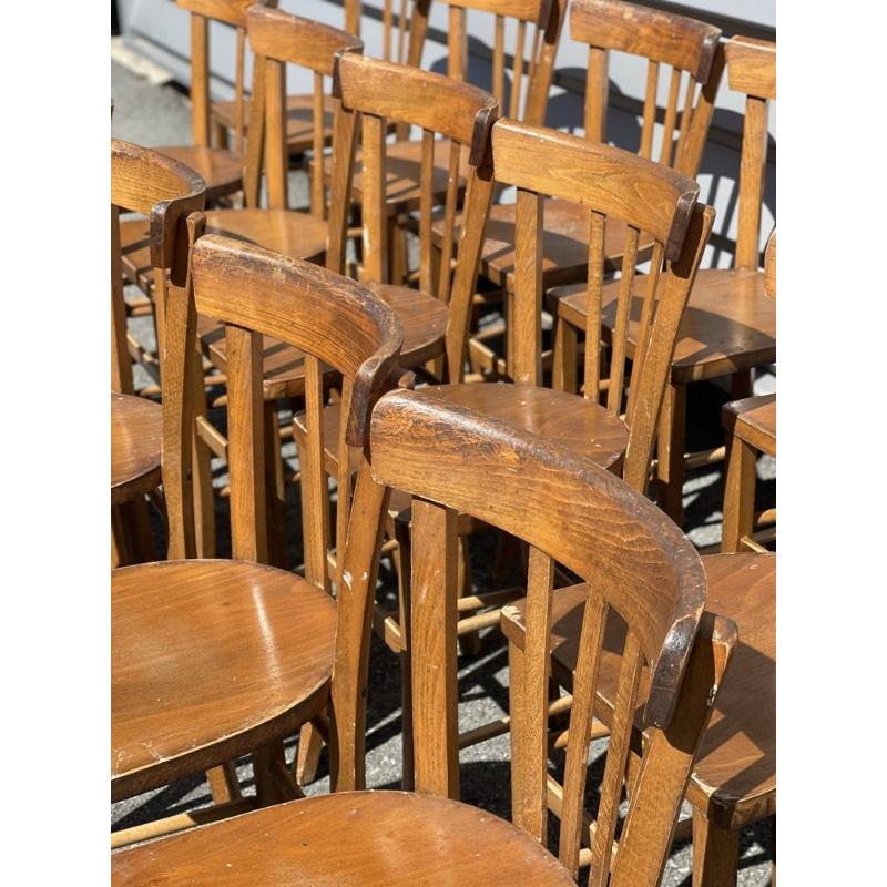 Sedia alta da bistrot di Baumann, anni '60 in vendita 3