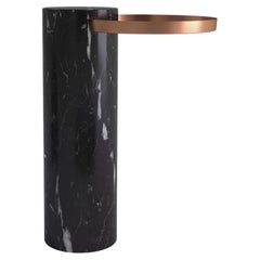 Mármol Negro Marquina Alto Contemporáneo Guéridon, Sebastian Herkner