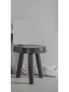 High Black Stained Milk Stools