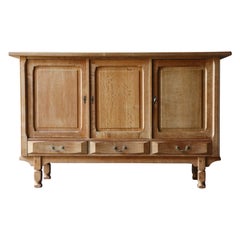 High Board Tall Danish Cabinet, Henning Kjaernulf, Oak, 1960s