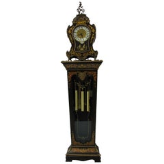 High Boulle Clock on a Column Kienzle Movement, Second Half of the 20th Century