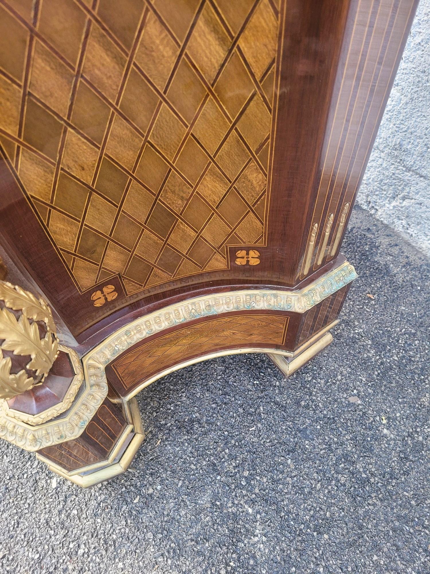 High buffet In Marquetry, Napoleon III, 19th Century For Sale 10