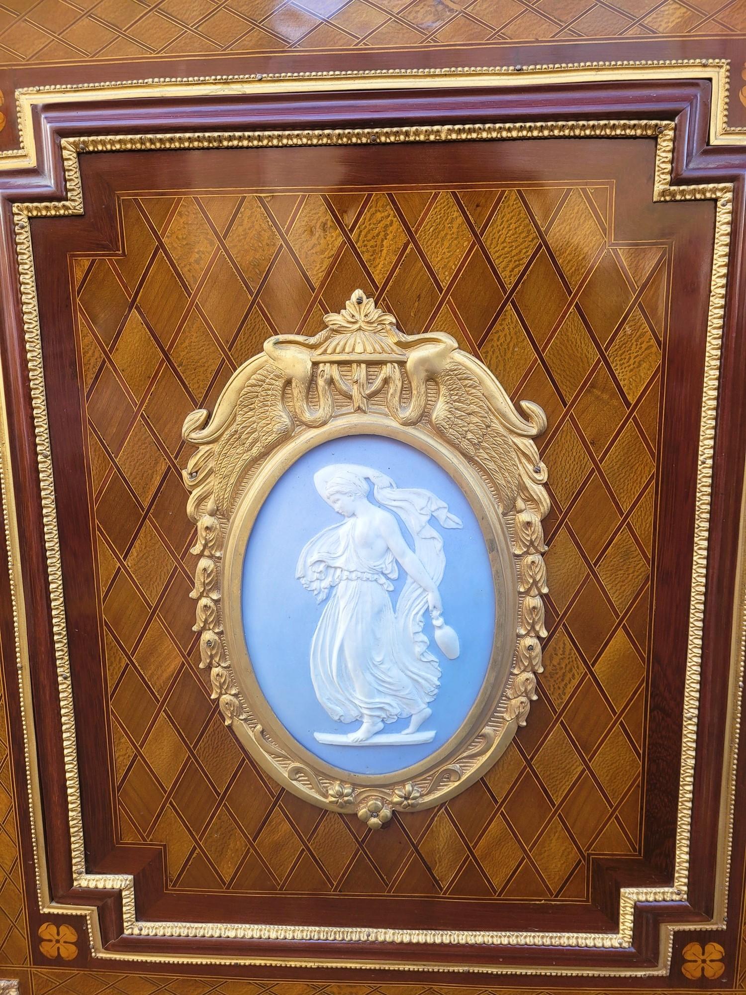 High buffet In Marquetry, Napoleon III, 19th Century For Sale 11