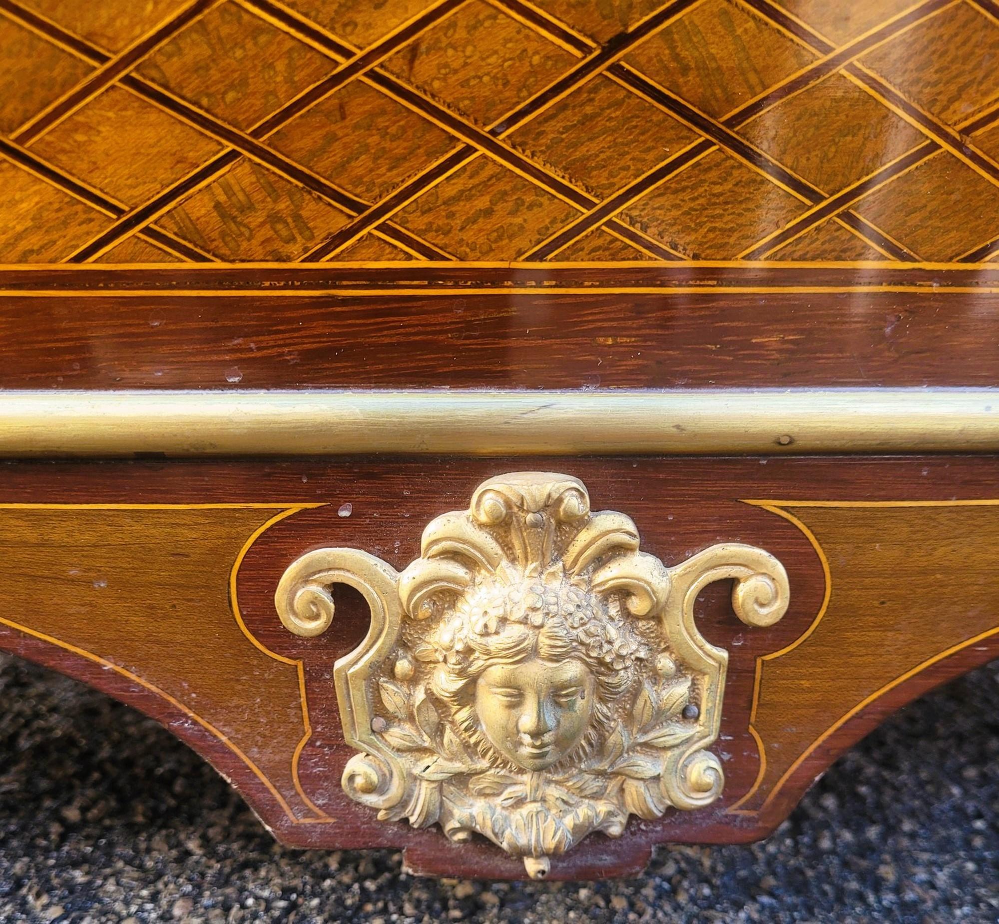 High buffet In Marquetry, Napoleon III, 19th Century For Sale 3