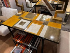 Tavolo alto in ceramica di Roger Capron