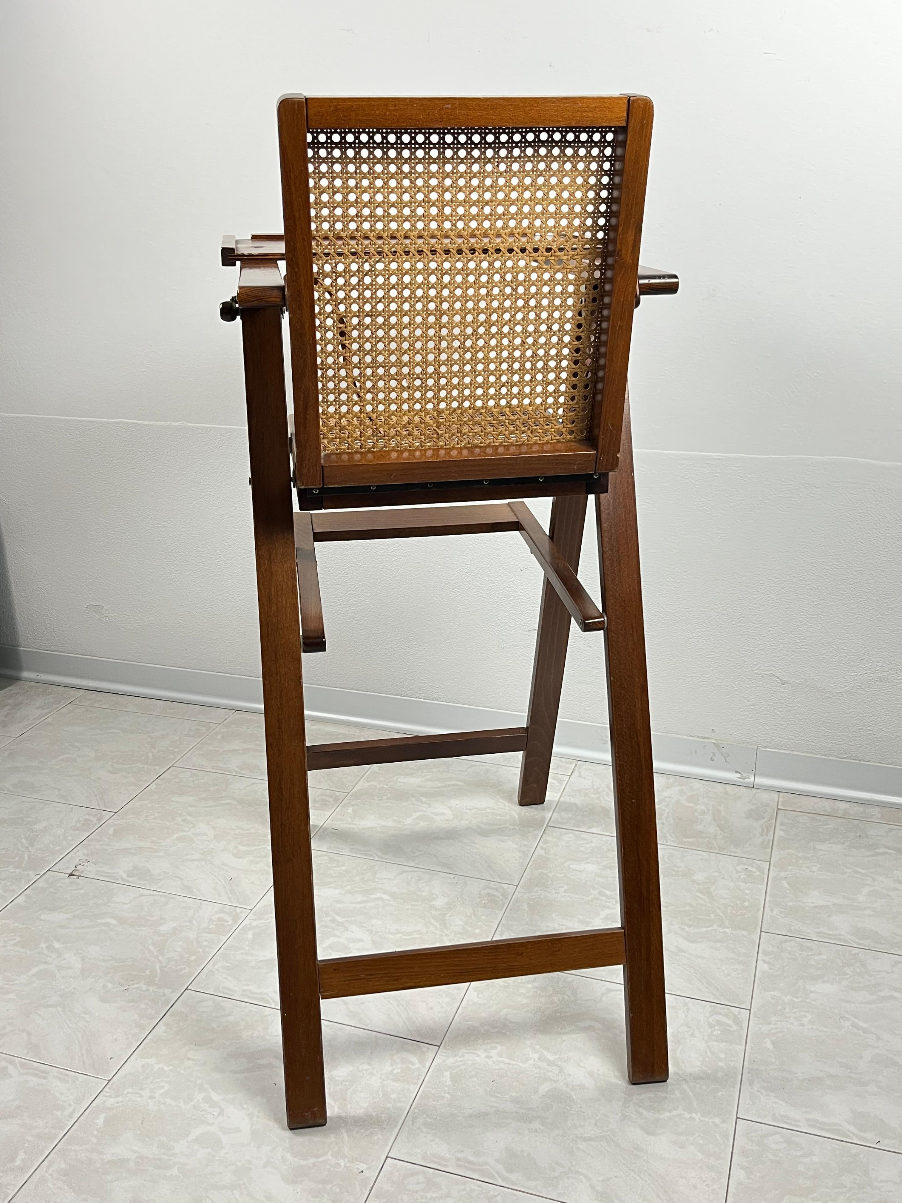 High Chair For Baby Food, Italy, 1960s In Good Condition For Sale In Palermo, IT