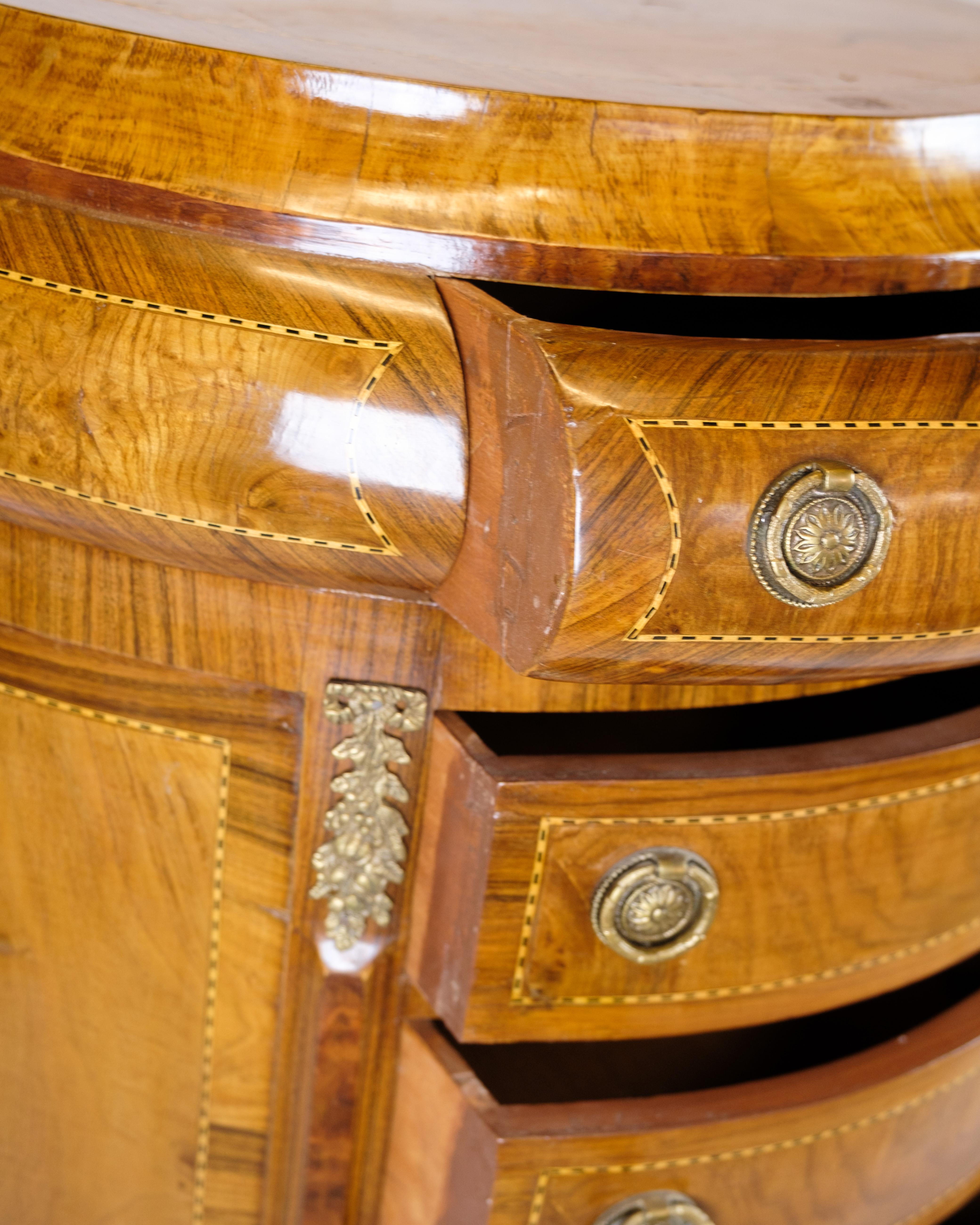 Fin du XIXe siècle High Chest of Drawers In Klunke Style Made In Rosewood & With Brass Handels en vente