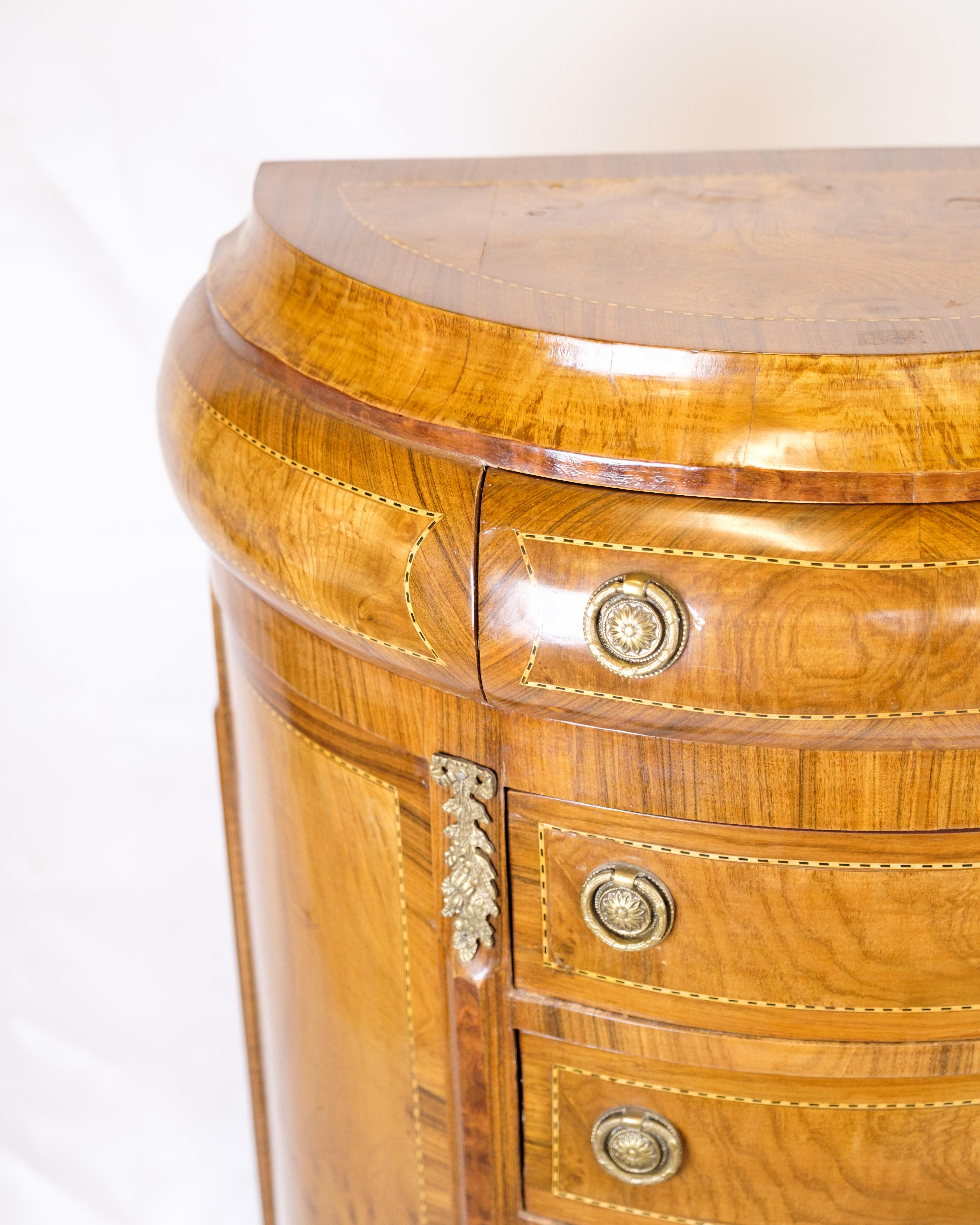 High Chest of Drawers In Klunke Style Made In Rosewood & With Brass Handels en vente 1
