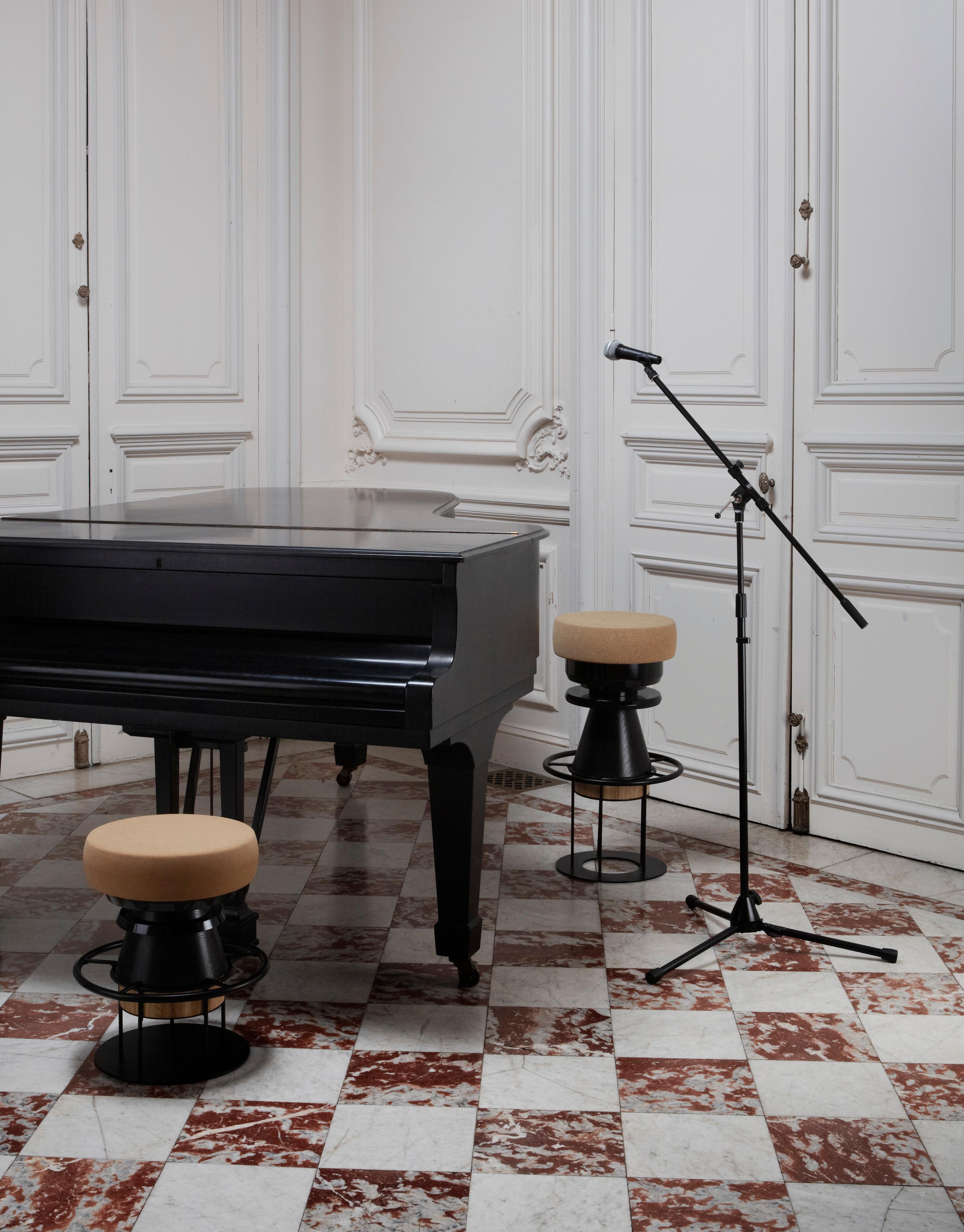 High Colorful Tembo Stool, Note Design Studio In New Condition In Geneve, CH