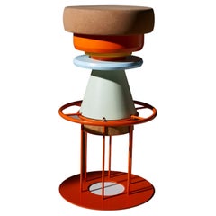 High Colorful Tembo Stool, Note Design Studio