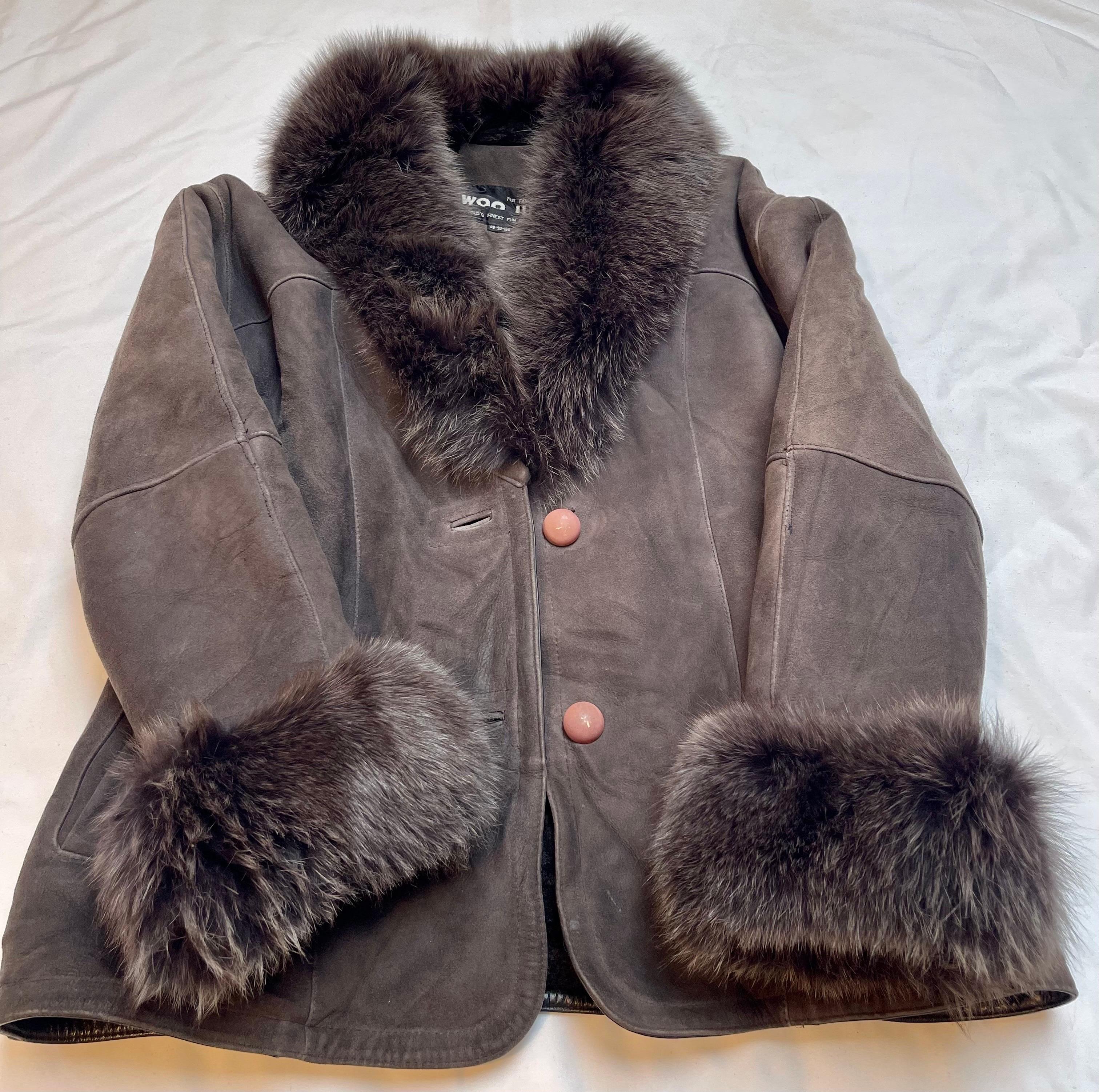 Women's   High Country Shearling Sheepskin Coat excellent condition Real Fur