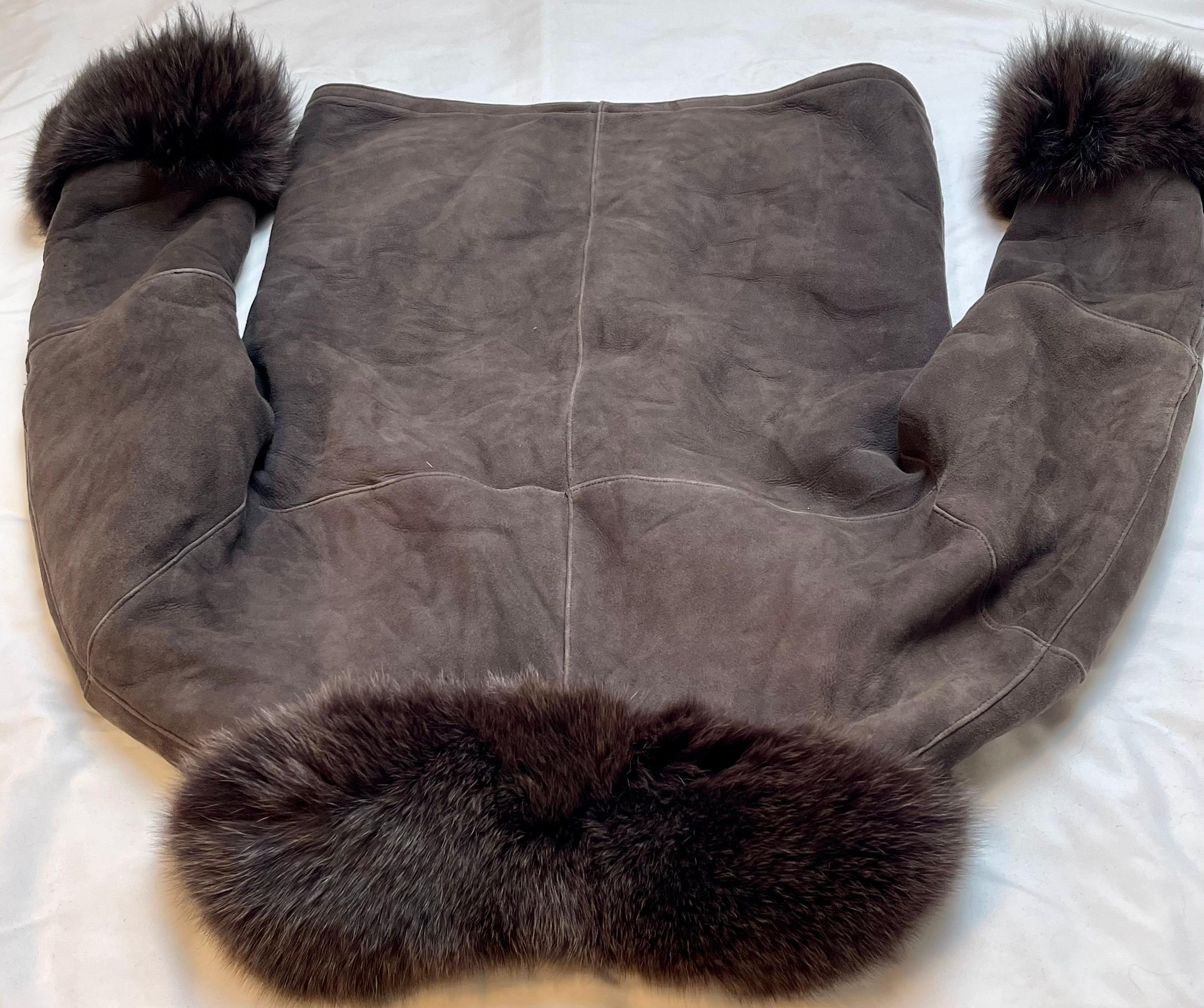   High Country Shearling Sheepskin Coat excellent condition Real Fur 3
