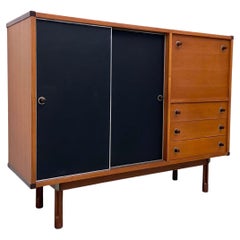 Used High Credenza by Pierro Ranzani for Elam in Laminate, Teak and Metal, 1962