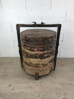 Large Tiered Wedding or Offering Basket – Southern China, Late 19th Century