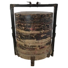 Antique high dim sum basket 4 baskets