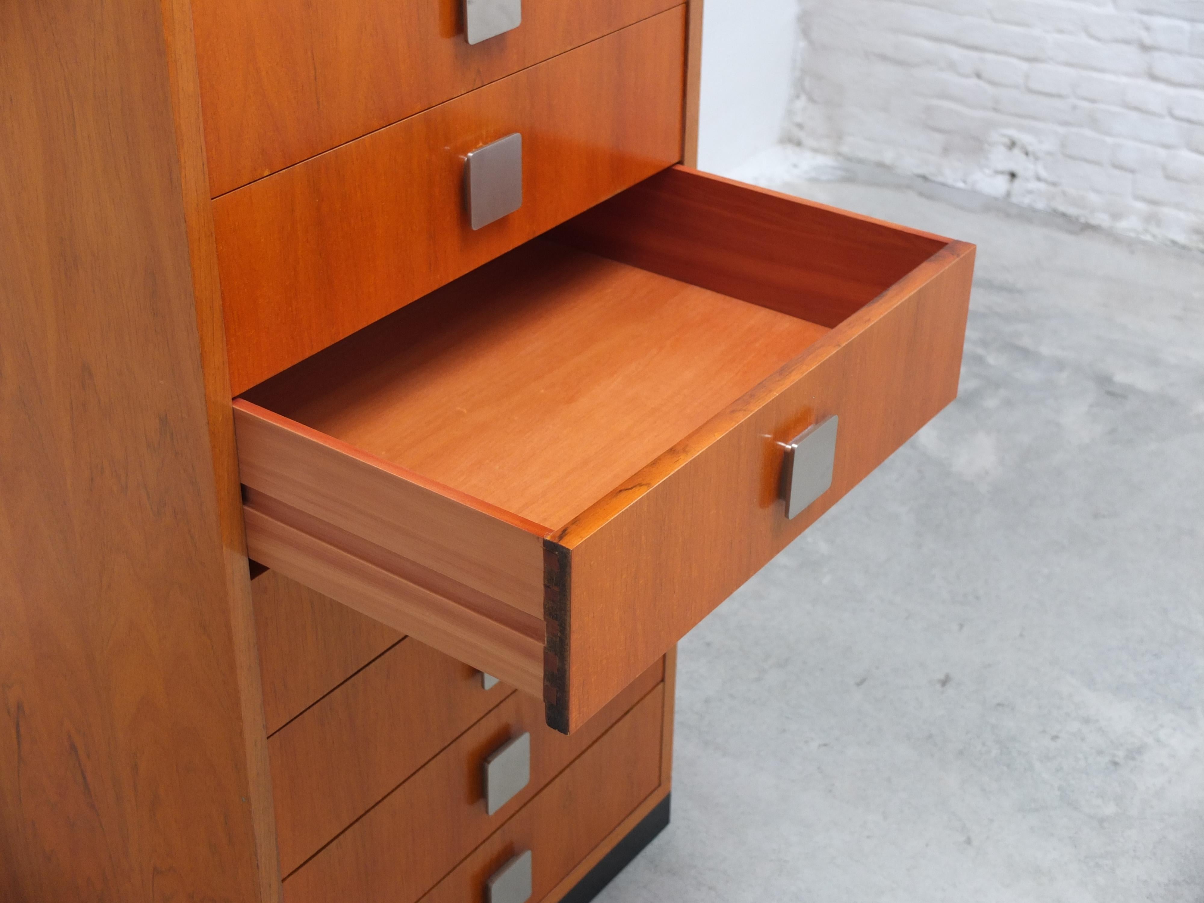 Armadio a cassetti alti di Alfred Hendrickx per Belform, anni '60 in vendita 8