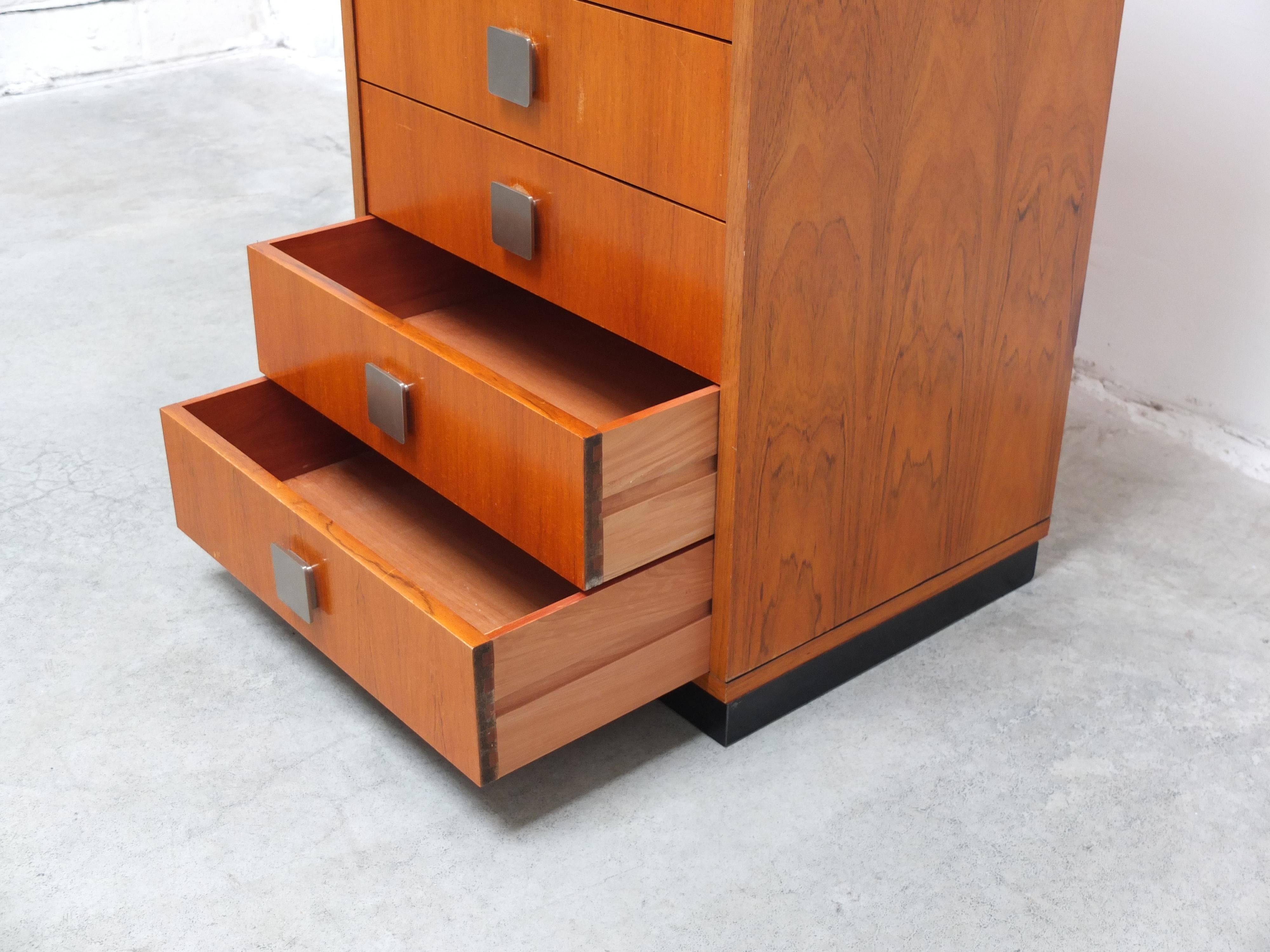 Armadio a cassetti alti di Alfred Hendrickx per Belform, anni '60 in vendita 10