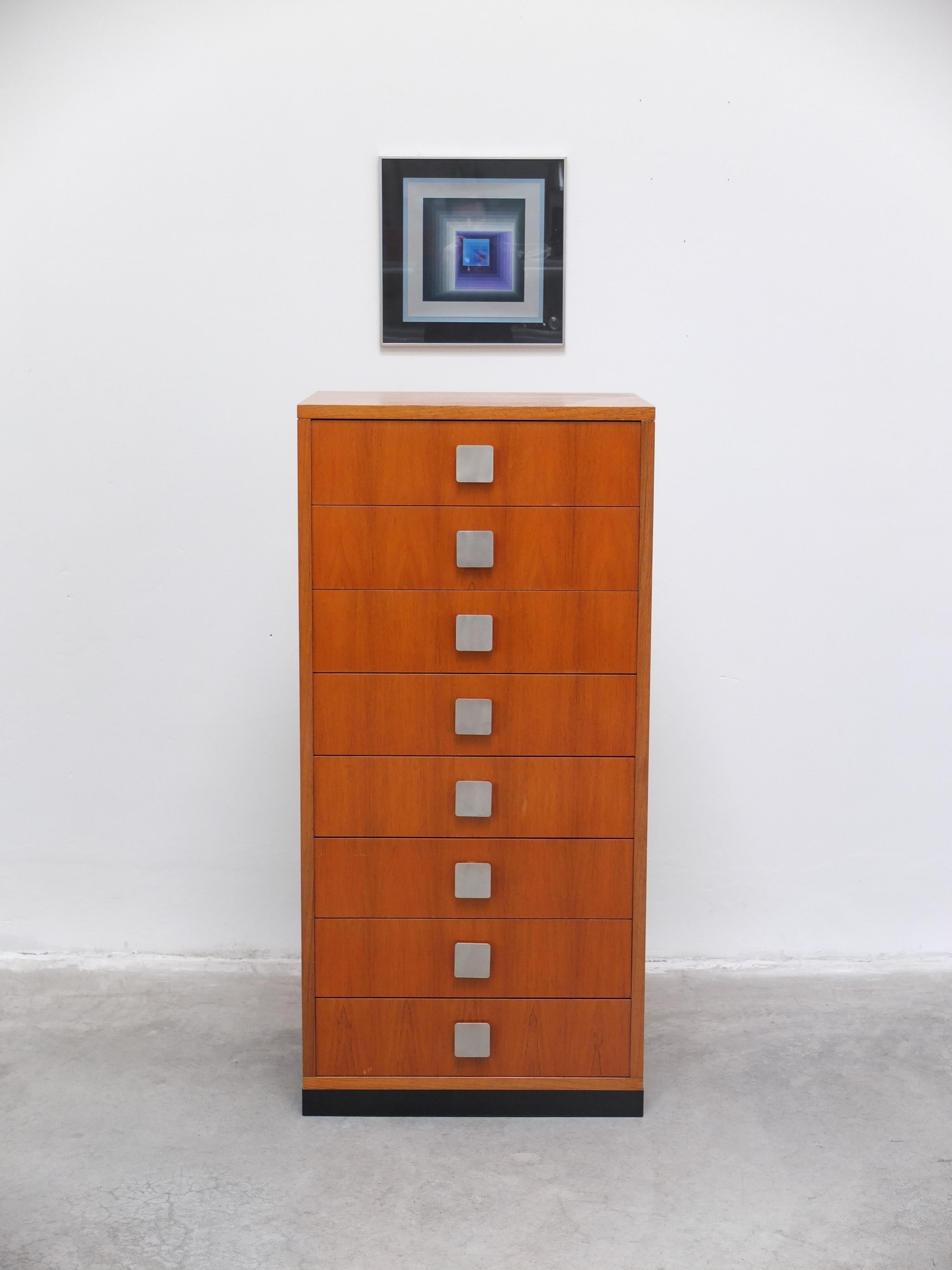 Armadio a cassetti alti di Alfred Hendrickx per Belform, anni '60 in vendita 11