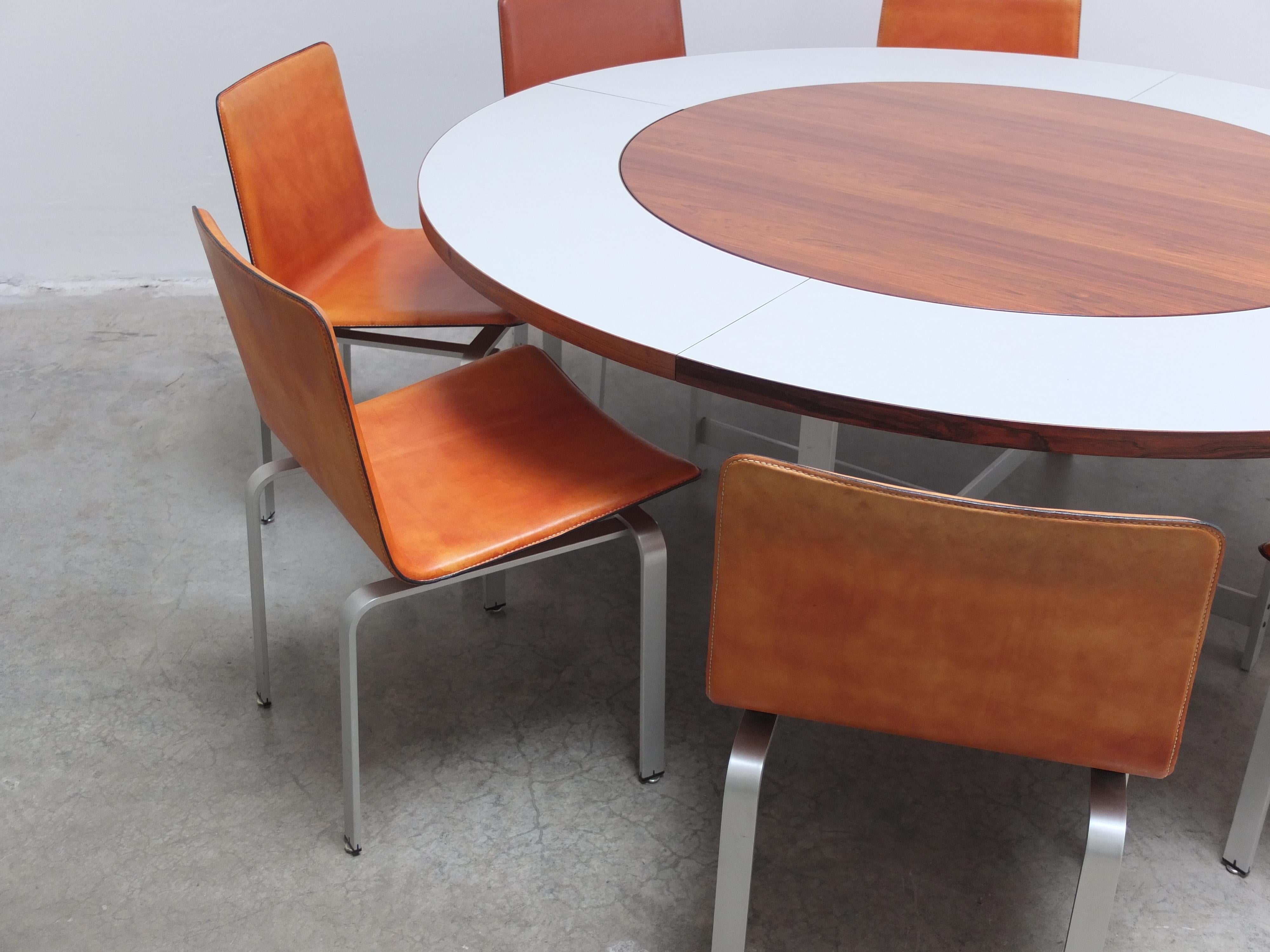 High-End Extendable Dining Set by Jørgen Høj for Niels Vitsøe, 1962 For Sale 9