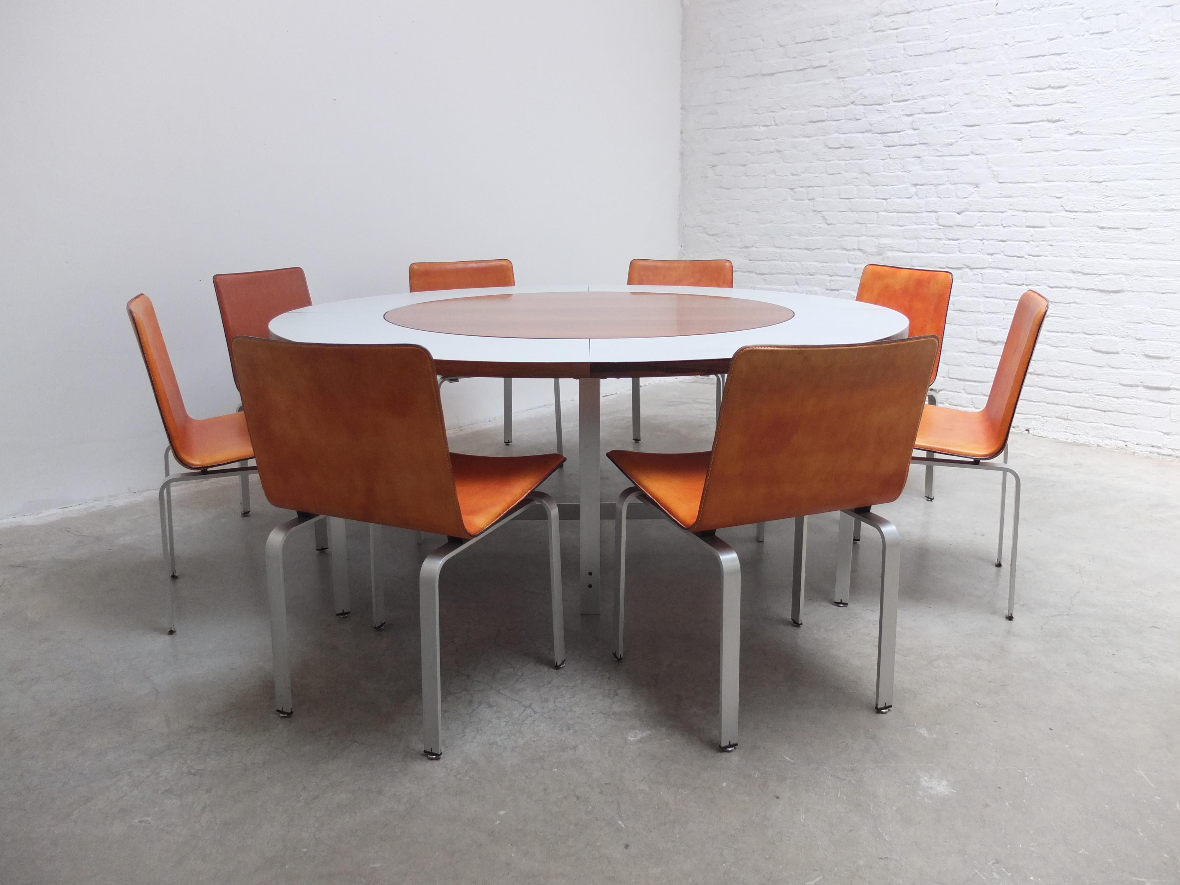 High-End Extendable Dining Set by Jørgen Høj for Niels Vitsøe, 1962 For Sale 10